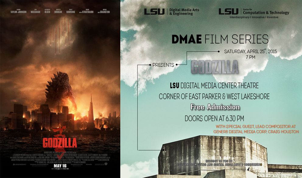 image for the event: Godzilla (2014)