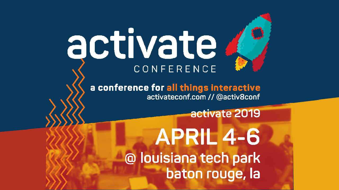 Activate Conference, Baton Rouge news author