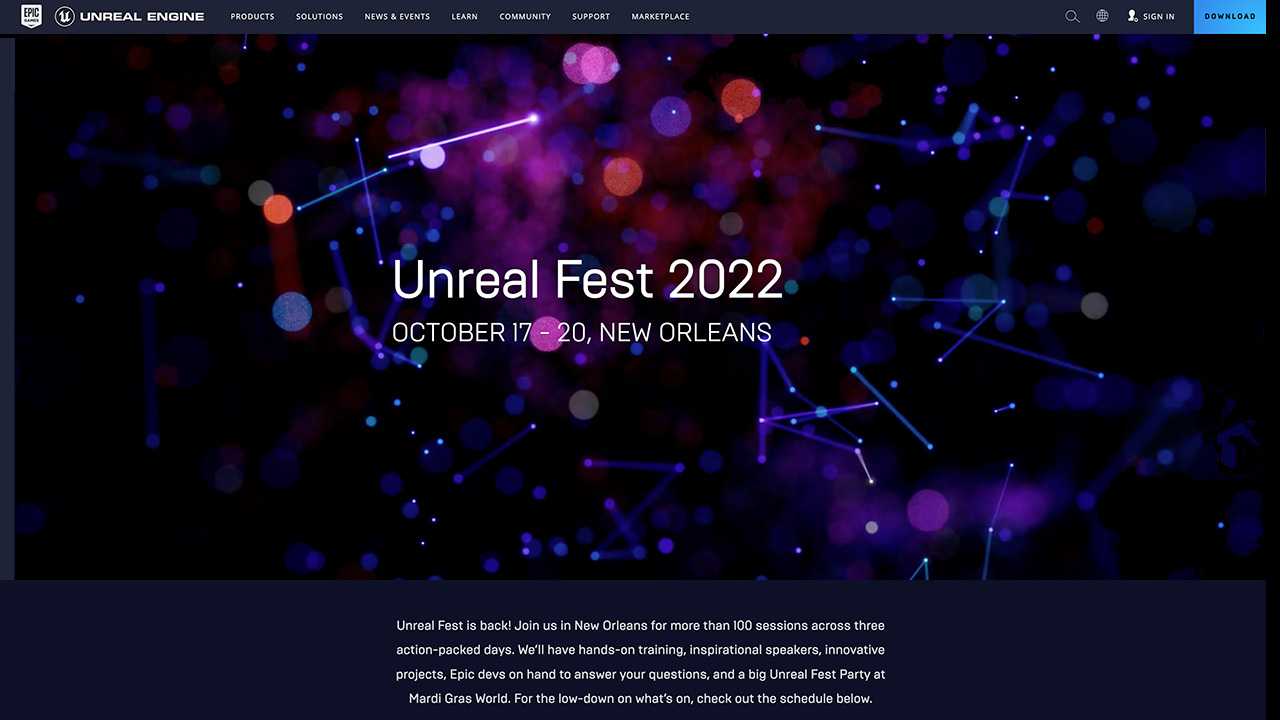 Unreal Fest 2022 LSU Digital Media Arts & Engineering