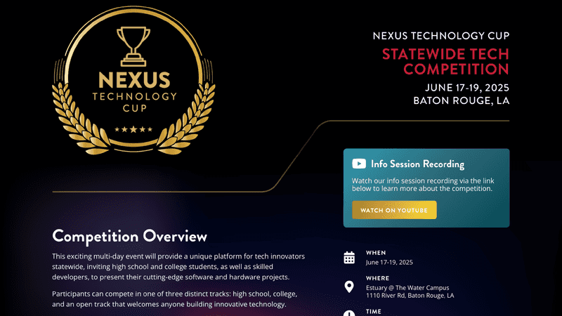 Nexus Technology Cup news story