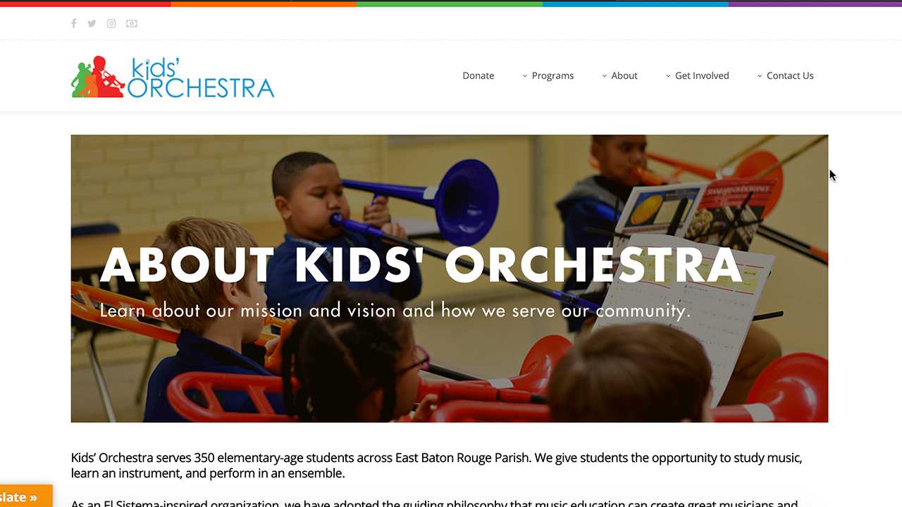 Kid's Orchestra needs Graphic Designer news author