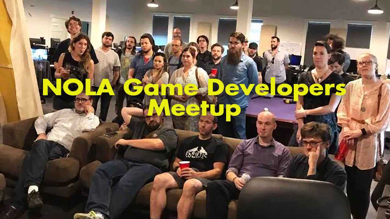 NOLA Game Developers Meetup March '20 news story