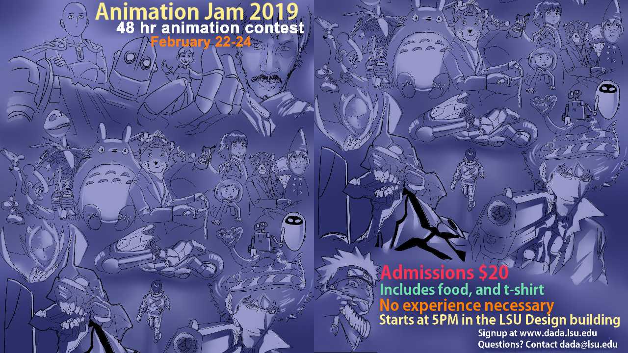 LSU Animation Jam 2019 news author