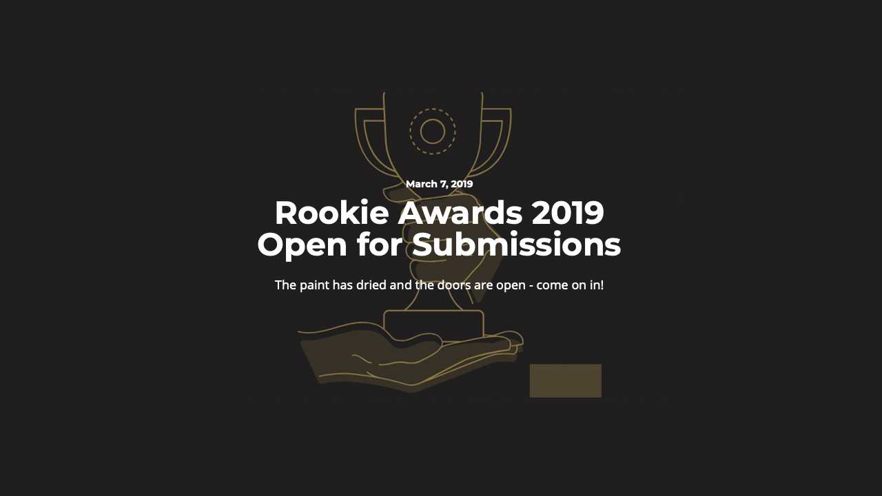 The Rookie Awards 2019 news author